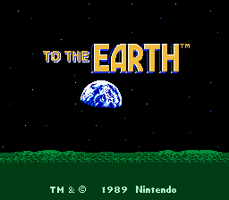   TO THE EARTH