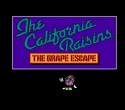   CALIFORNIA RAISINS - THE GRAPE ESCAPE