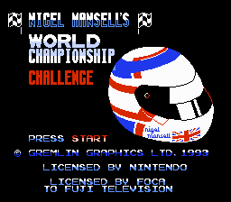   NIGEL MANSELL'S WORLD CHAMPIONSHIP CHALLENGE