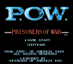   POW - PRISONERS OF WAR