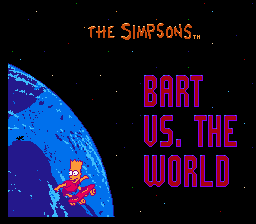   SIMPSONS, THE - BART VS. THE WORLD