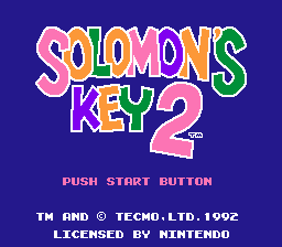   SOLOMON'S KEY 2