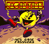 Заставка игры PAC-IN-TIME